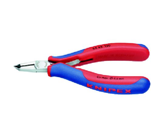 店内全品ポイント5倍★要エントリー★KNIPEX エレクトロニクスエンドカッティングニッパー 6462-120 1丁｜Shop de clinic店 10,724円