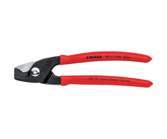KNIPEX 踏み段撥ねのける 有線テレビ切り手 160粍 9511-160 1丁
