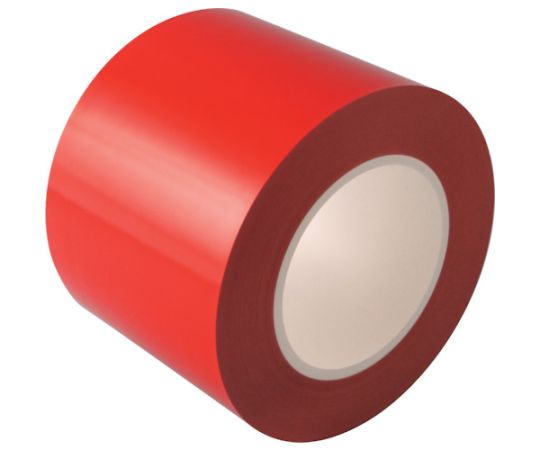 日東エルマテリアル ラインテープE-CR（BC）0.16mm×100mm×50m 赤 E-CR100R 1巻