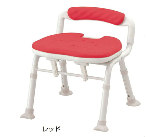 店内全品ポイント5倍★要エントリー★アロン化成 コンパクト折りたたみシャワーベンチ IC(「骨盤サポート」タイプ) レッド 536-382 1個|Shop de clinic店