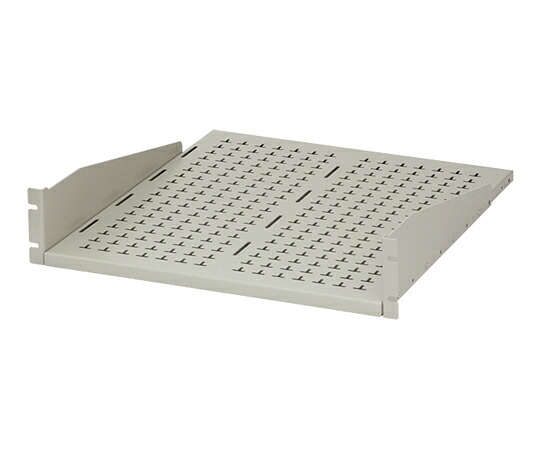 摂津金属工業 放熱穴付収納棚 W482×H99×D500mm 3.8kg ホワイトグレイ RH-2J50H-WG 1個