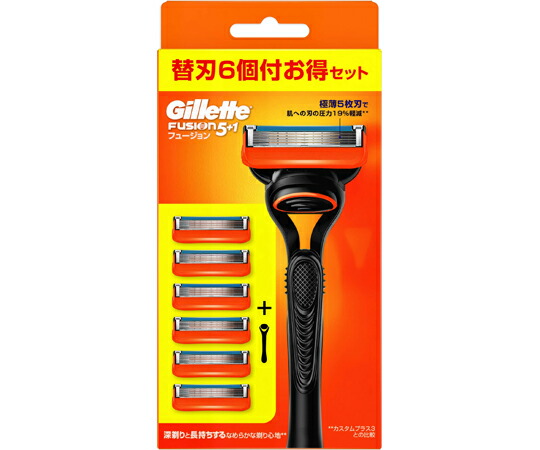 P＆G 核融合反応ハウツー物5B保持者付 替刃6個付 24個入 390432 1容れもの(24個入)