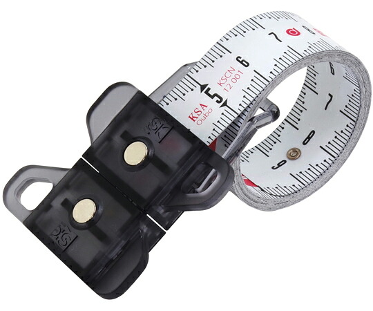 新潟精機（SK） スパイラルメジャー 19mm×2.1m グレー 20個 SMT-200GY 1箱(20個入)