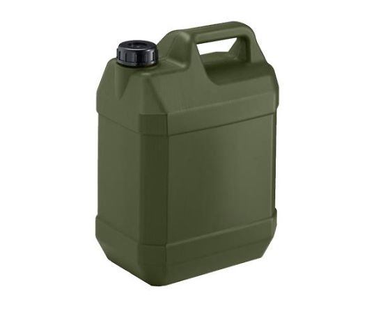 アズワン ポリタンク（遮光性/モスグリーン/ノズル無/5個 5L EA508AT-332B 1セット(5個入)
