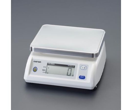 アズワン デジタルはかり（ステンレス鋼皿）5000g（2g） EA715CB-43 1台