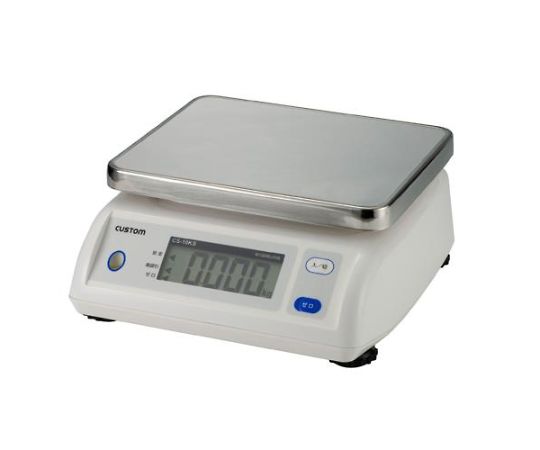 アズワン デジタルはかり（ステンレス鋼皿）10kg（5g） EA715CB-44 1台