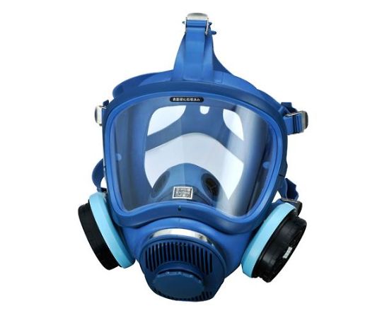アズワン 直結型防毒マスク（2缶式/伝声器付） EA800MX-23 1個 25,704円