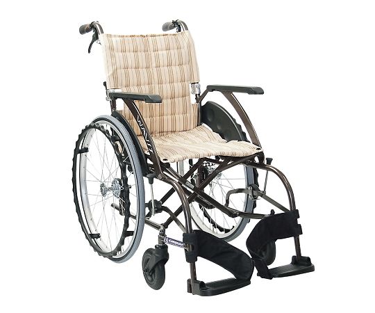 店内全品ポイント5倍★要エントリー★【非課税】 カワムラサイクル 車いす ウェイビットシリーズ(自走式) カフェモカ WA22-40S No.95 1台|Shop de clinic店