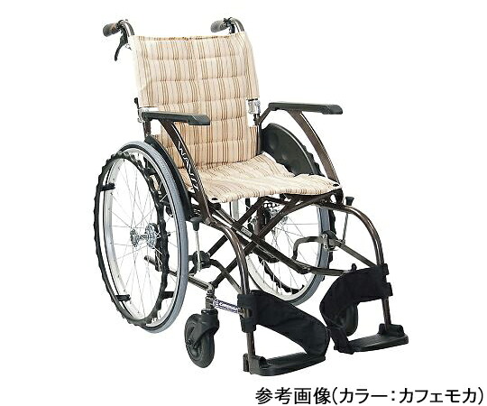 店内全品ポイント5倍★要エントリー★【非課税】 カワムラサイクル 車いす ウェイビットシリーズ(自走式) 濃紺チェック WA22-40S A13 1台|Shop de clinic店