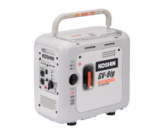 アズワン 発電機（ポータブルガス式）AC100V/0.9kw（DC12V） EA860JK-1 1台