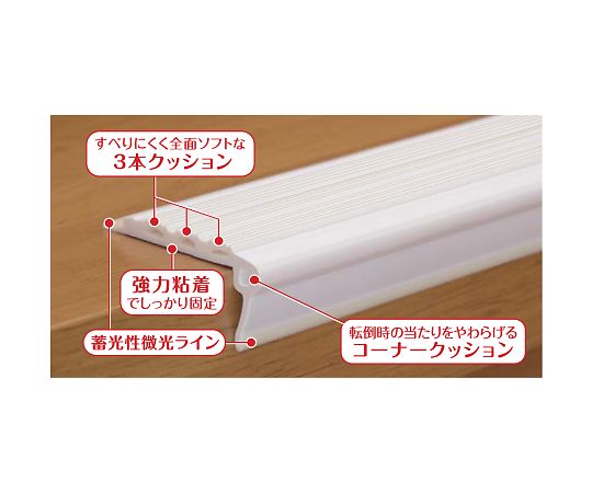 アズワン 上がり段滑打ち切り材（屋内用/白/14本） 670×39×19粍 EA944DG-1 1本／箱