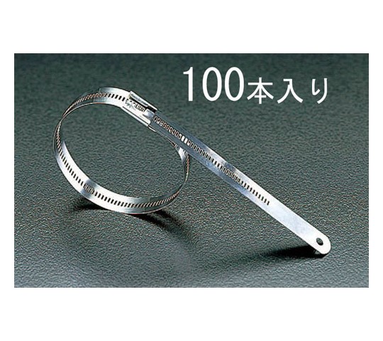 エスコ 結束バンド（316ステンレス）　11．9×225mm　最大径；65mm　100本 EA463FB-225 1箱 34,683円