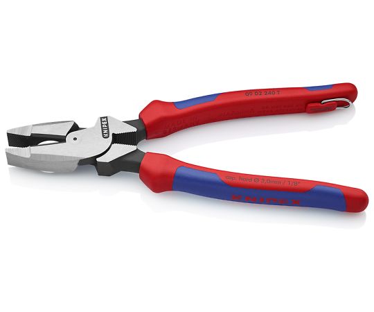 KNIPEX 240mm電工ペンチ(グリップ付/偏芯型) EA534K-2 1個 8,142円