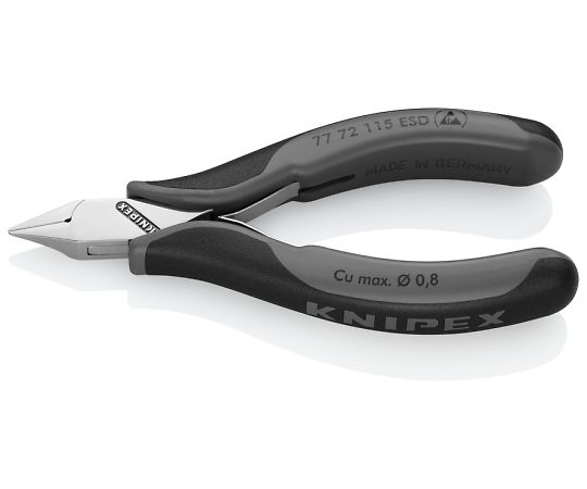 KNIPEX 115mm 精密用ニッパー(ESDグリップ) EA535KC-16 1個
