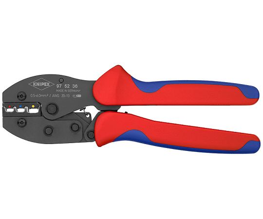 店内全品ポイント5倍★要エントリー★KNIPEX 0.5-6.0mm2圧着ペンチ(絶縁端子用) EA538KH-15 1個|Shop de clinic店