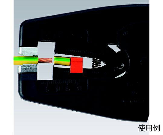 エスコ 0.03-10.0mm2ワイヤーストリッパー EA580KB-12 1個