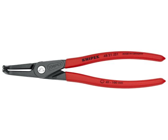 KNIPEX 穴用精密スナップリングプライヤー90゜　40-100mm EA590AK-3 1個