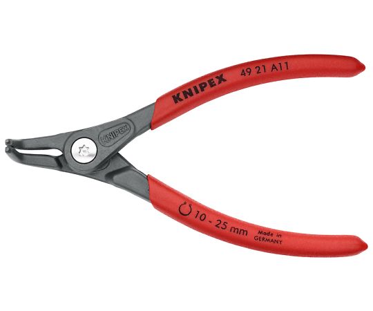 KNIPEX 軸用精密スナップリングプライヤー90゜　10-25mm EA590BK-1 1個