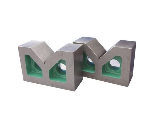 店内全品ポイント5倍★要エントリー★大西測定 Vブロック(B型・機械仕上) 125×80×50mm EA719DE-4 1組|Shop de clinic店