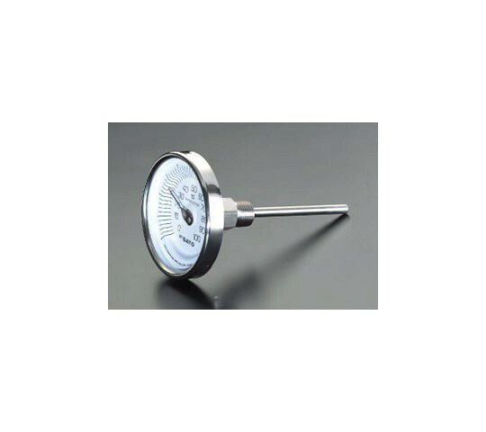エスコ バイメタル式気温計 -30-50℃/200粍 EA727AB-4 1個