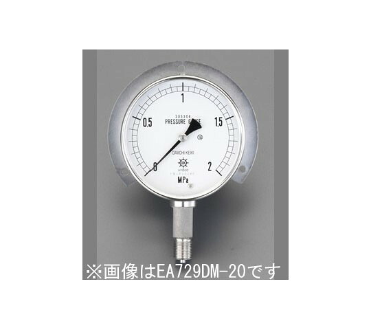 エスコ 圧力計(ステンレス) G3/8\