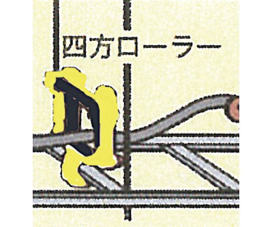 エスコ (内寸)70×70mm四方ケーブルローラー EA631GR-1 1個 31,353円