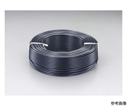 エスコ 同軸有線テレビ(75Ω/黒) 5.4mm×50m EA940AR-5 1巻 DIY・工具-その他