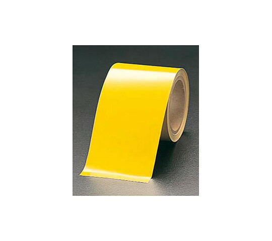 エスコ 100mm×10m粗面用反射テープ(黄) EA983GD-100 1巻