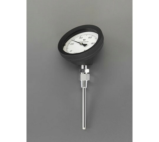 エスコ バイメタル式温度計 0-50℃/50mm EA727AA-71 1個