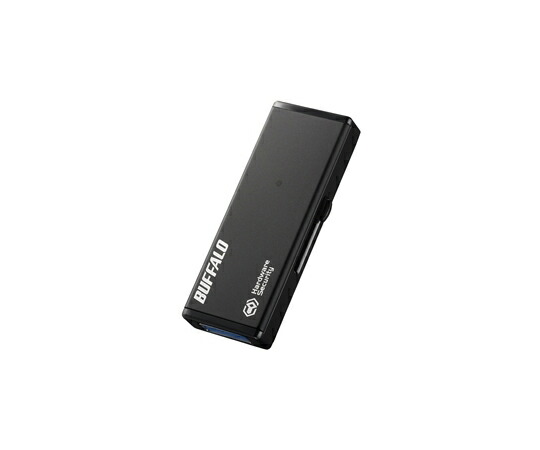 BUFFALO ハードウェア強制暗号化機能搭載 USB3.0対応 セキュリティーUSBメモリー 8GB RUF3-HSL8G 1個