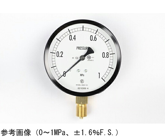 長野計器 普通形圧力計（Φ100） 立形A枠 蒸気用 1MPa AE20-131 1個