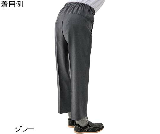 ケアファッション 紳士背中が出にくい深履きパンツ グレー L 98377 1枚