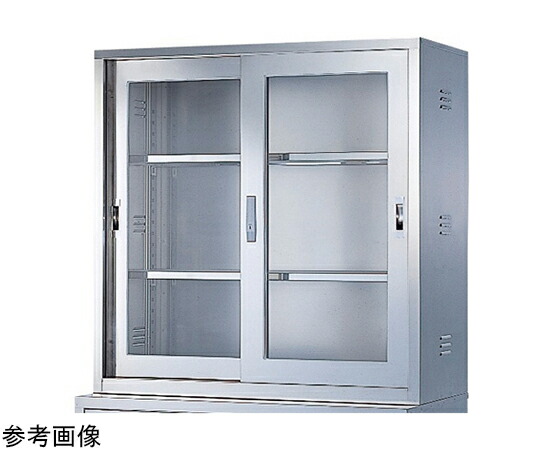 三島精器 ステンレス薬品庫 網入ガラス引違戸（上置き用） BER-SYSU6AA 1個