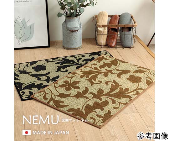アズワン 花柄部屋の入り口つや消し 黒いこと 約60×90糎 1081980034604 1個