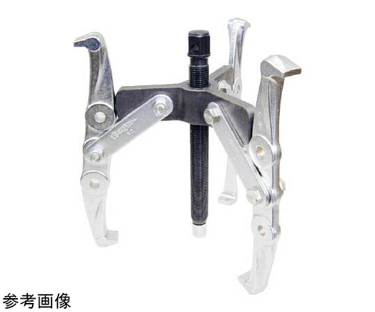 スーパーツール ギヤープーラ 被引抜き物の直径D（mm）：120（最小）/300（最大）被引抜き物の幅t（mm）：125（Dが最大のとき）爪の届く長さH（mm）：275 GT12 1個