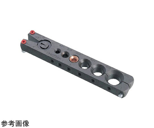 店内全品ポイント5倍★要エントリー★スーパーツール ゲージバー 穴数:6 適合銅管外径(呼び):1/4・5/16・3/8・1/2・5/8・3/4(一般冷媒配管用銅管) TFG456N 1個|Shop de clinic店