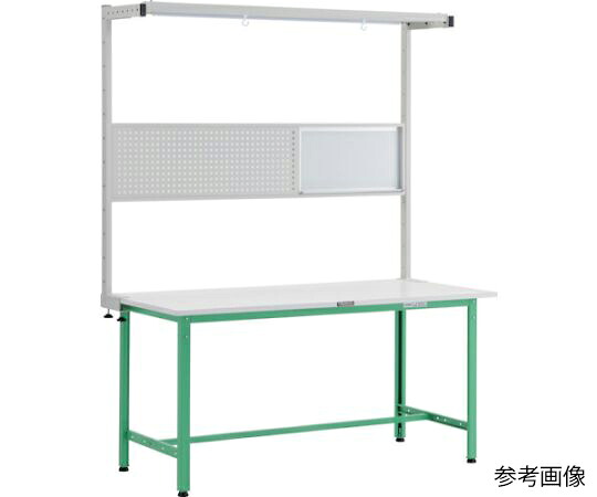 トラスコ中山 AE型作業台 W1500XD900 ツールハンガーフルセット付 YG色 AE-1509THFS YG 1台