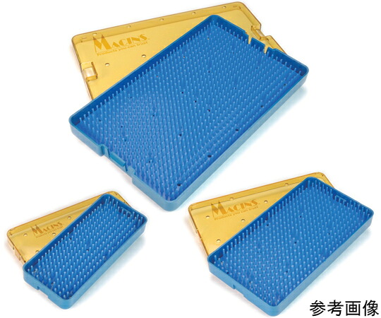 日本フリッツメディコ 耐熱プラマイクロケース 254×152×38mm MT900-06 1個