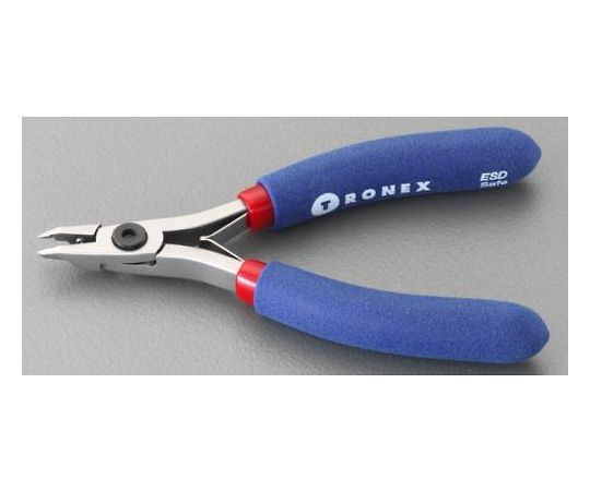 アズワン 精密用ニッパー（レーザーフラッシュ/ESD）120mm EA535TJ-21 1個