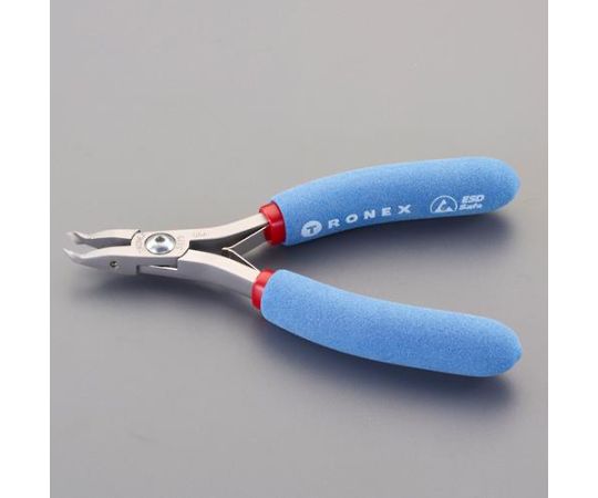 アズワン 精密用ニッパー（フラッシュ/ESD/5.6mm）125mm EA535TL-2 1個
