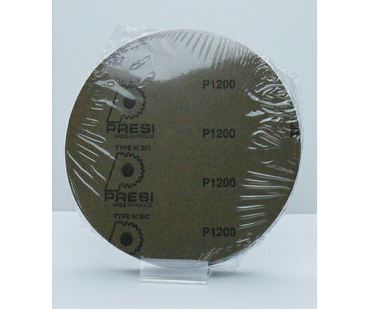 PRESI SiC耐水研磨紙 REFLEX専用 φ200mm P1200 100枚入 24584 1箱(100枚入)