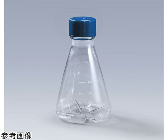 GVS バッフル付き添い人無菌化三角瓶 500mL パソコン 判子旗がしら 1個×12風呂敷き包み入 CELCUFG034500S 1箱(1個×12風呂敷き包み入)
