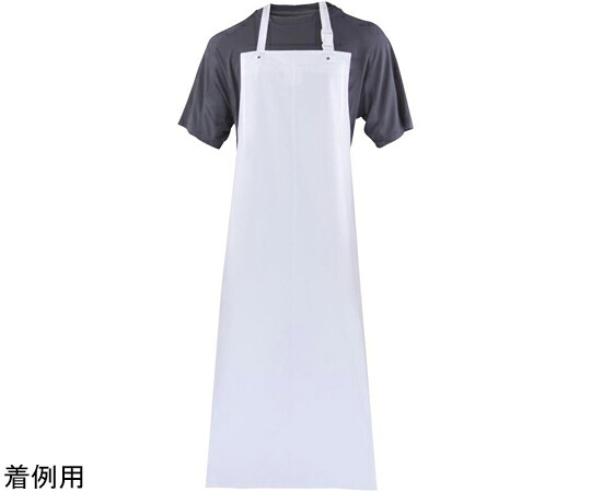 Delta Plus TABALPV 100％PVC 防水エプロン 白 50枚 D0061-C 1ケース(50枚入)