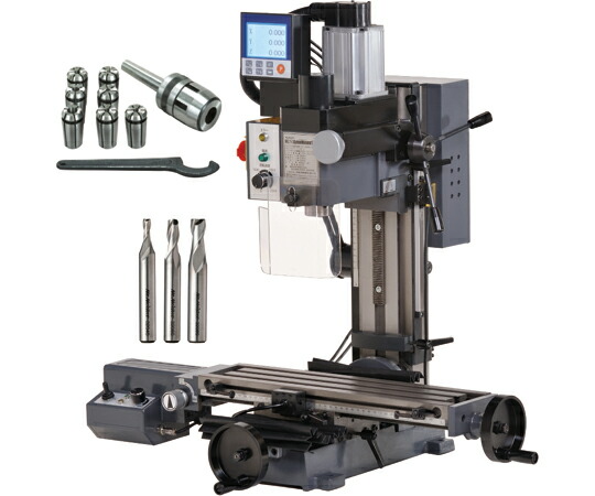 東洋アソシエイツ 精密卓上フライス盤LittleMilling11 スターターセット（デジタルスケールキット付き） 60876 1セット
