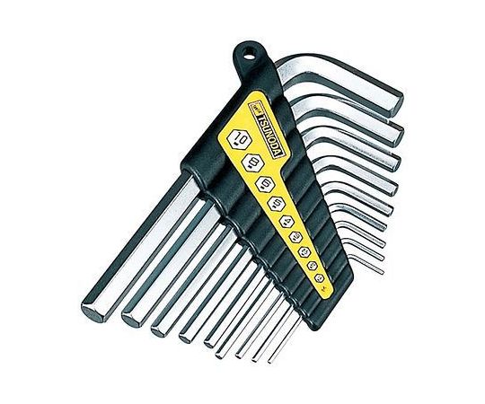 ツノダ 六角棒レンチ 標準タイプ 9本組 KS-A 1セット(9本組入)