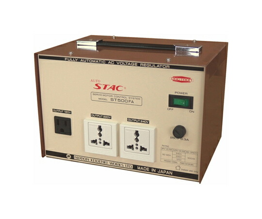 アズワン 遣り取り起電力安定した器（昇圧・降圧） 500VA ST500FA 1個