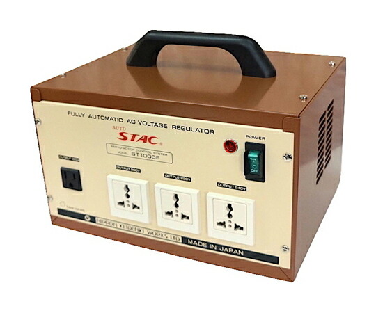 アズワン 交流電圧安定器（昇圧・降圧） 1000VA ST1000F 1個