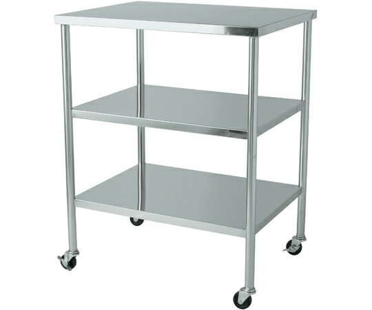 暁製作所 ステンレスワゴン フラット 60kg 600×450×750mm DS-33 1個