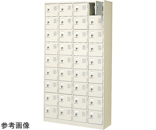 店内全品ポイント5倍★要エントリー★三島精器 扉付 シューズボックス 鍵付 4列9段（36人用） BST4-9WKN 1台｜Shop de clinic店