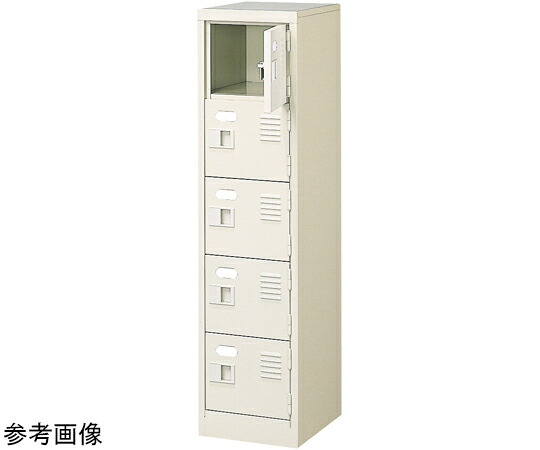店内全品ポイント5倍★要エントリー★三島精器 扉付 シューズボックス 鍵無 1列5段(5人用) BST1-5WN 1台|Shop de clinic店